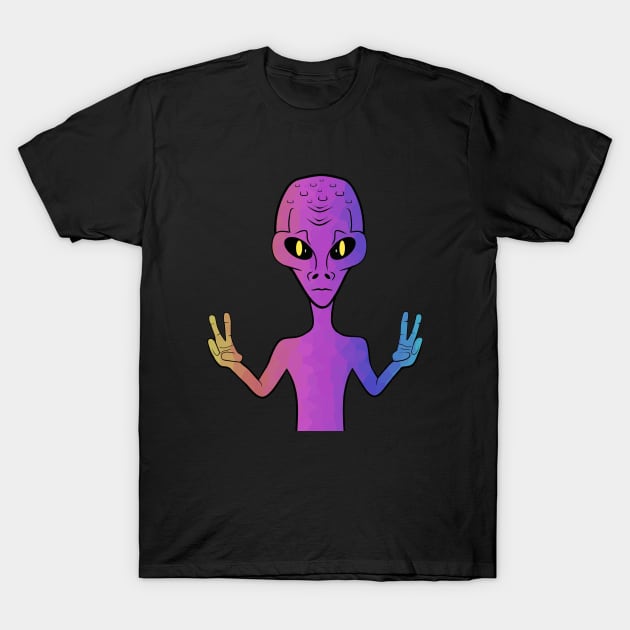 Funny alien t shirt hot sale